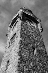 Wall Mural - Clocktower at Landungsbruecken. Landmark of Hamburg