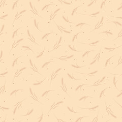 Wheat seamless pattern and background