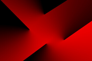Poster - Abstract red background with gradient and smooth transitions, smooth lines