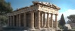 Ancient greek temple from Generative AI