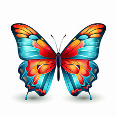 Sticker - Butterfly beauty a sight to behold