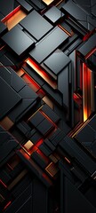 Wall Mural - Abstract 3d background for iphone wallpaper made with Ai generative