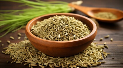 Poster - Fennel Seeds - Versatile Ingredient in World Cuisine with Generative AI