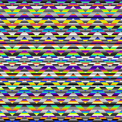 Aufkleber - Abstract seamless geometric pattern. Geometric vector image. Symmetric pattern