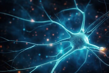 Poster - Neuron with processes.