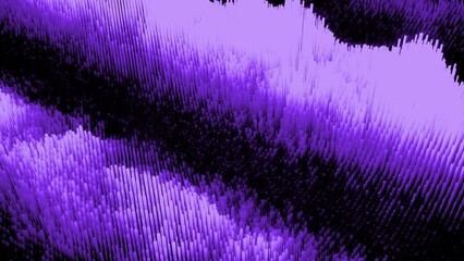Aufkleber - Cyber texture with moving waves. Design. Moving waves on surface of cyber particles. Cyber surface texture with particles and linear waves