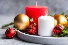 Holiday Interion Set With Candles