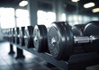 © AnderJPArts - dumbbell weights in a gym