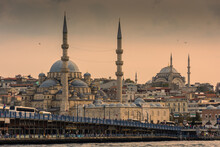 Cityscape Of The Golden Horn Of Istanbul, Turkey