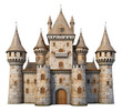 Castle Isolated on Transparent Background
