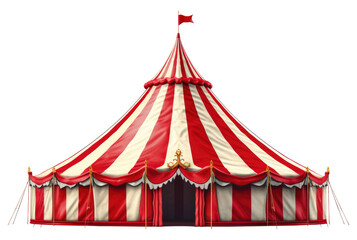 Wall Mural - Circus Tent Isolated on Transparent Background
