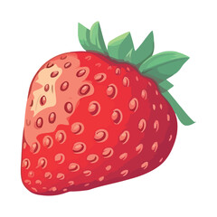 Wall Mural - Fresh strawberry, a healthy gourmet summer snack