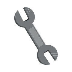 Poster - wrench tool icon isolated