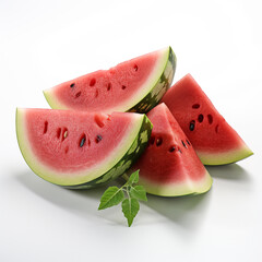 Sticker - Fresh ripe red watermelon fruit