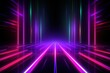 © ChickyKai - abstract futuristic background with pink blue glowing neon moving high speed wave lines and bokeh lights. Data transfer concept Fantastic wallpaper