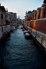 Wall Mural - city at sunset