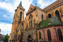 St. Martin's Collegiate Church In Colmar, Alsace, France