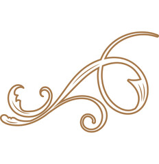 Wall Mural - vintage flourish ornaments frame swirls and scrolls decorations retro design vector