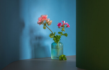 Wall Mural - Floral arrangement in a minimalist style.