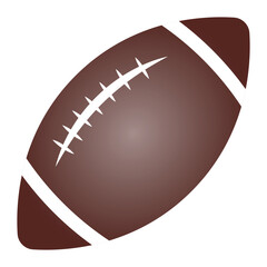 Sticker - Sports Rugby Ball Illustration