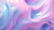 Fluid abstract background, pink, violet and blue colors, liquid surface, waves, digital marbling, horizontal holographic background, distorted abstraction