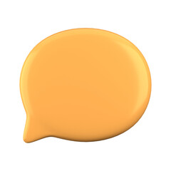 Aufkleber - 3d rendering of speech bubble icons, 3D Chat icon set. Set of 3d speak bubble. Chatting box, message box. Chat icon set. Balloon 3d style.