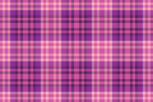 Plaid Vector Pattern Of Seamless Textile Texture With A Tartan Background Check Fabric.