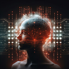 Wall Mural - The energy of higher mind source of spirituality universe life force prana