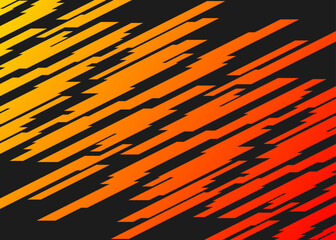Poster - abstract background with diagonal futuristic stripes pattern