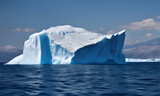 Fototapeta Morze - Massive iceberg in the sea