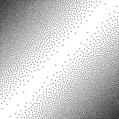Poster - Stochastic raster halftone gradient print