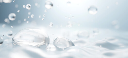 3d collagen skin serum and vitamin illustration isolated on soft color background. concept skin care