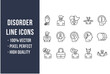 Disorder Line Icons