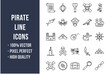 © SAMDesigning - Pirate Line Icons