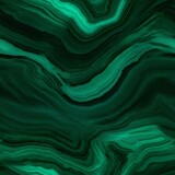 Fototapeta Konie - Malachite Crystal Creative Abstract Photorealistic Texture. Screen Wallpaper. Digiral Art. Abstract Bright Surface Square Background. Ai Generated Vibrant Texture Pattern.