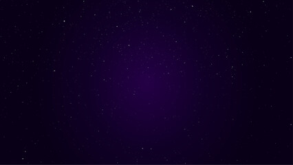 Night starry sky, dark purple space background with stars. Purple astrology horizontal, Star universe background, Milky way galaxy, Vector Illustration.