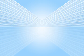 Poster - C4D blue atmosphere simple artificial space scene