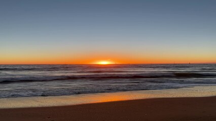 Wall Mural - beach sunset vertical video