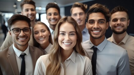 Aufkleber - Successful business team.