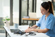 © Thitisak - Female nurse doctor Working in a hospital or clinic