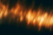 Blur light overlay. Defocused rays. Sun beam leak reflection. Bokeh gleam effect. Golden orange glow on dark black abstract background, Generative AI