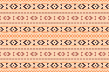 Abstract traditional ethnic folk antique graphic fabric line.Background textile vector illustration ornate elegant vintage style.Native aztec boho vector design.