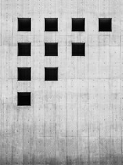 Aufkleber - Concrete Wall square pattern Geometric element Architecture details