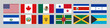National Flags of the Americas, United States, Canada, Mexico, Panama, Costa Rica, Peru, Barbados, Honduras, Dominica, Jamaica, Bahamas