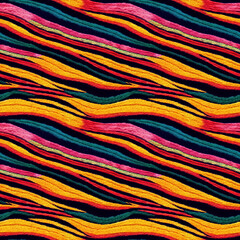 Wall Mural - embroidered abstract design fabric seamless pattern. repeating fashion textile backdrop.