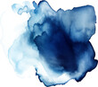 Blue texture watercolor decal