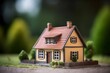 miniature German house building