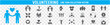 © yukipon00 - Volunteering icons set vector