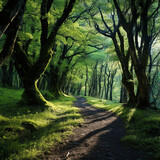 Fototapeta Krajobraz - path in the forest