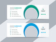 © graphicamplify - Email signature template design. Corporate email signature banner